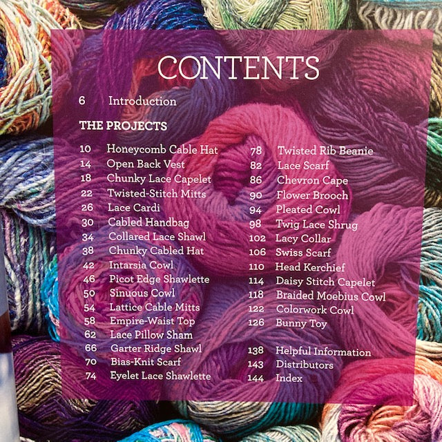 Knit Noro 1,2,3 Skeins - 30 Colorful Knits
