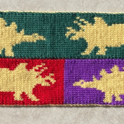 Double Knit Dinosaur Scarf Kit