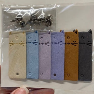 Leather sew on tags