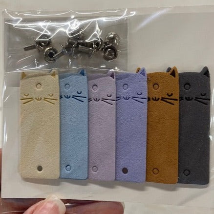 Leather sew on tags