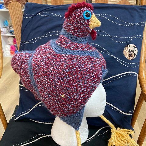 Emotional Support Chicken Yarn HAT Kit