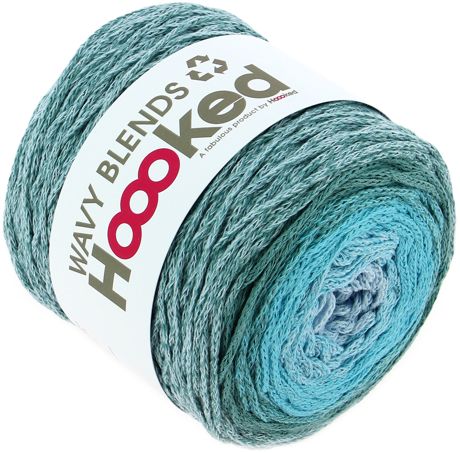 Hoooked Recycled Cotton Wavy Blends Gradient