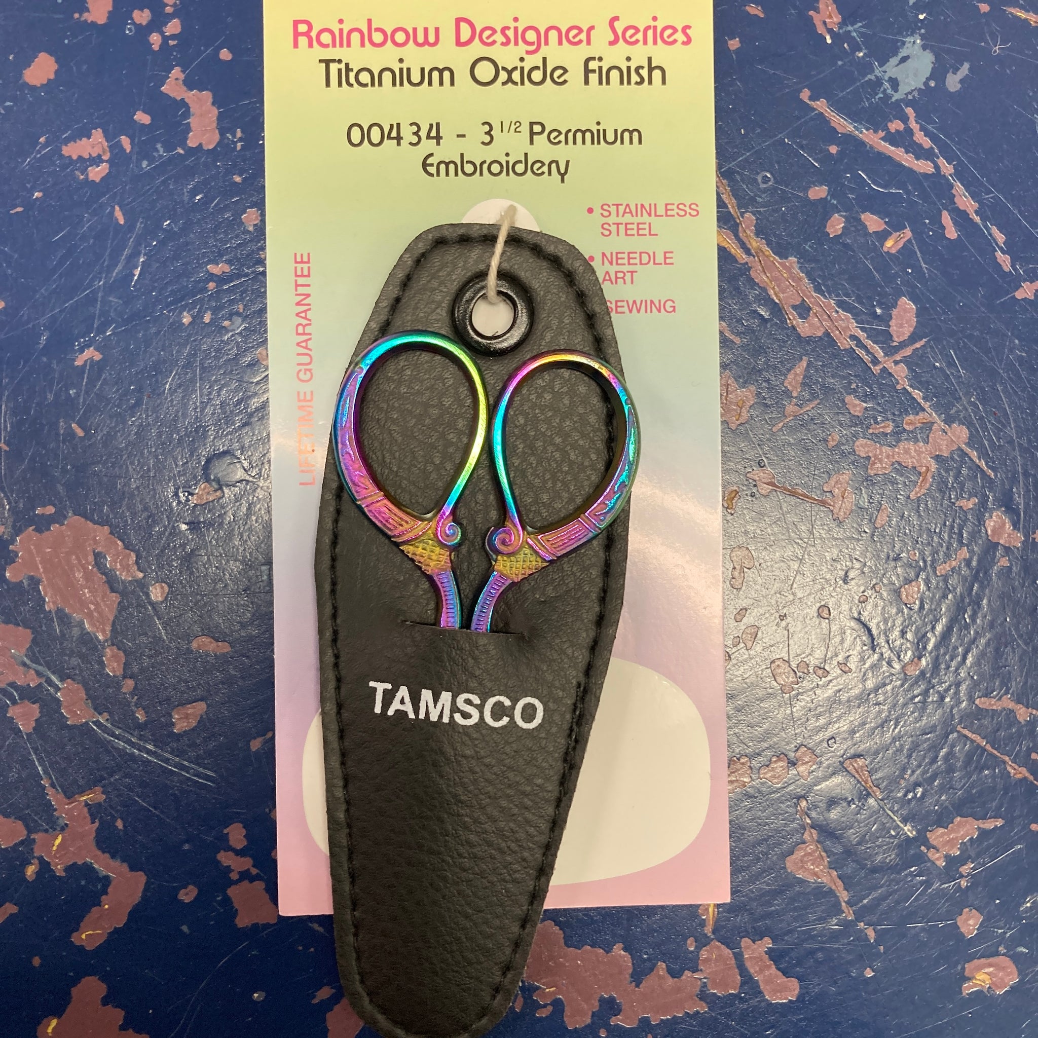 Rainbow Scissors with Black Sheath