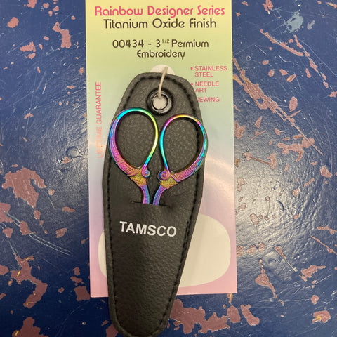 Rainbow Scissors with Black Sheath