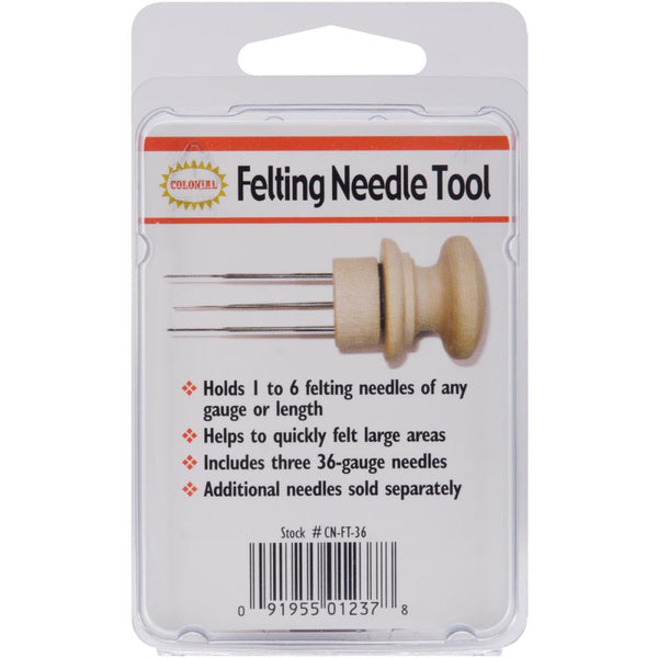 Colonial Needle Felting Tool and Replacement Needles