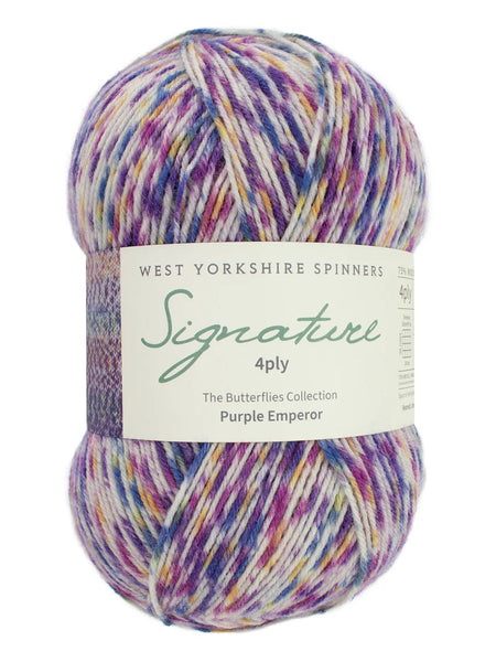 WYS Signature Sock 4ply - Butterflies Collection