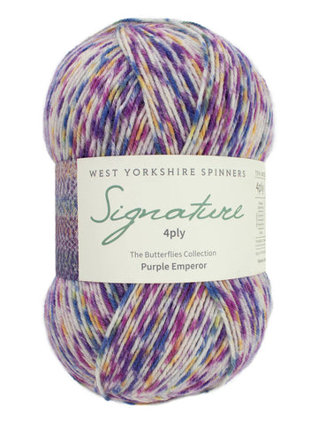 WYS Signature Sock 4ply - Butterflies Collection