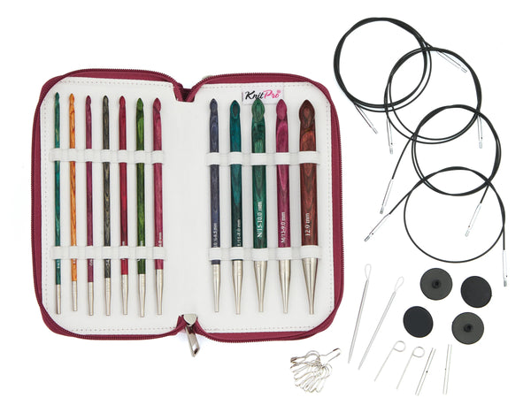KnitPro Dreamz Deluxe Tunisian Crochet Interchangeable GRANDE Set