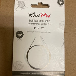 KnitPro Stainless Steel Cable for Interchangeable Tips