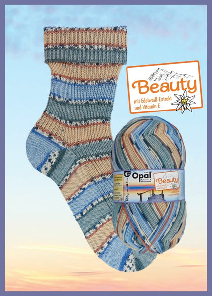 Opal "Beauty" Self Striping Sock Yarn