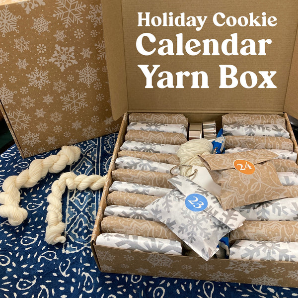Holiday Cookie Calendar Yarn Box