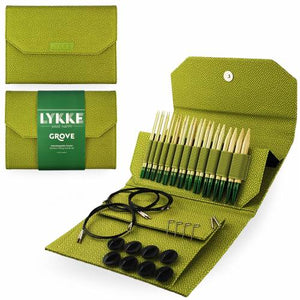 Lykke Grove Interchangeable Circular Bamboo Knitting Needle Set 5"