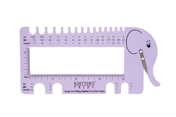 Knitter's Pride Needle-Hook Sizer Gauge and Cutter