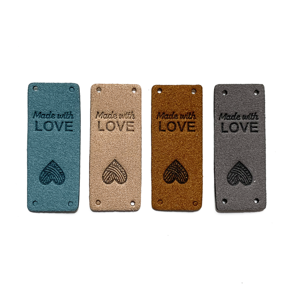 Vegan Leather Labels by Pretty Warm Designs