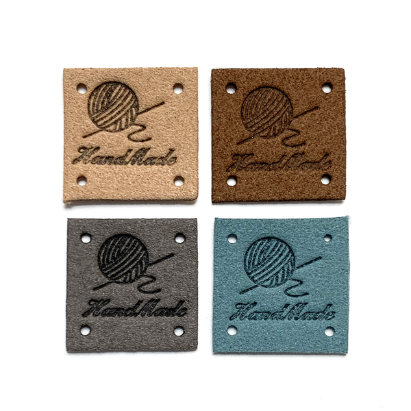 Vegan Leather Labels by Pretty Warm Designs