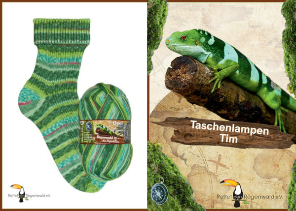 Opal Rainforest (Regenwald) Sock Yarn