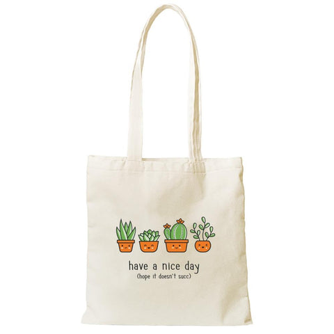 Canvas Tote bag: Have a Nice Day