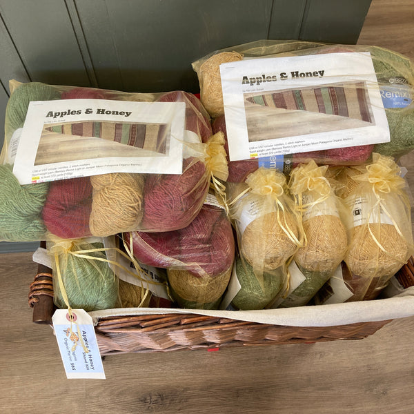 Apples & Honey shawl kit