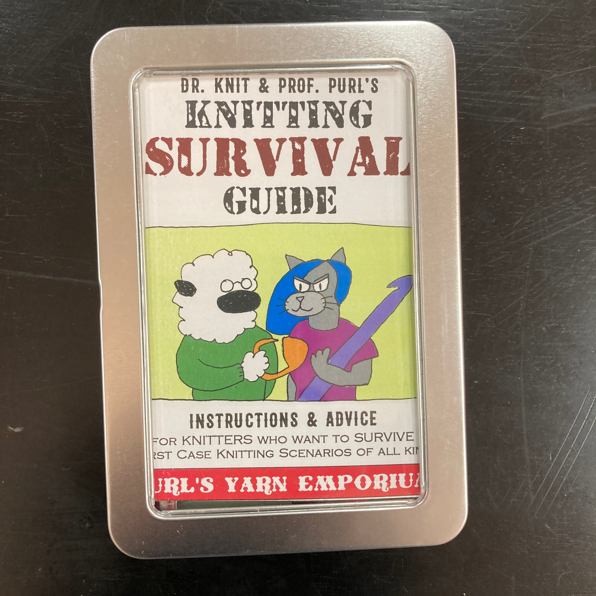 Dr. Knit & Prof Purl's Knitting Survival Guide & First Aid Kit