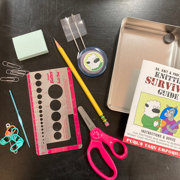 Dr. Knit & Prof Purl's Knitting Survival Guide & First Aid Kit