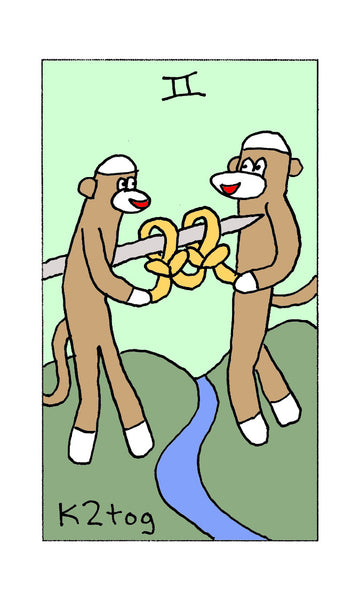 Sock Monkey Tarot Gift cards