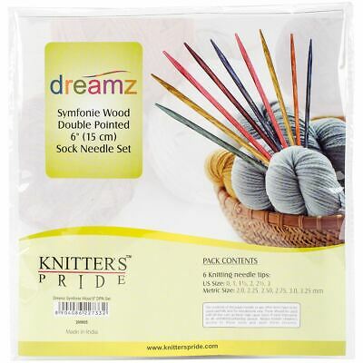 Knitter's Pride Dreamz Symfonie Wood 6" DPN Sock set