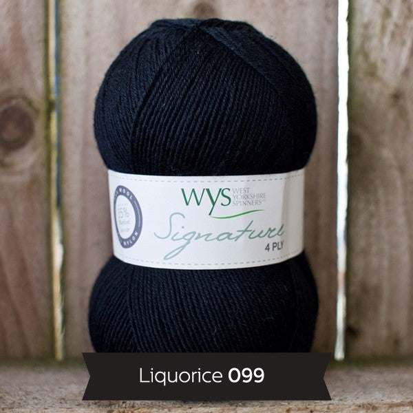 WYS Signature Sock 4ply Solids